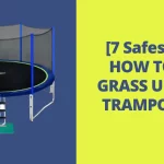HOW TO CUT GRASS UNDER A TRAMPOLINE