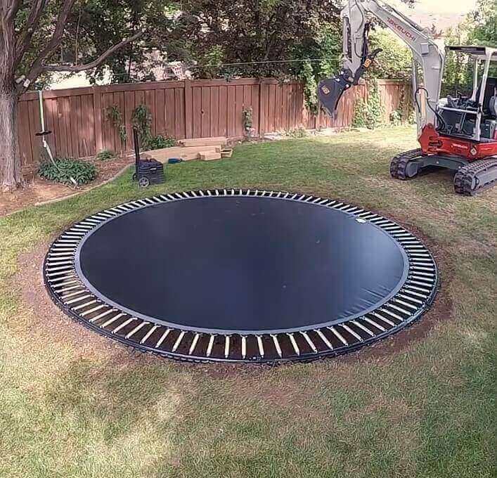 in-ground trampoline